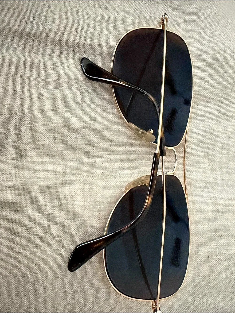 Ray-Ban Aviator Classic Gold-Tone Sunglasses in Brown